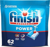 Finish Power Dishwasher Pods, Dish Detergent, Fresh Scent, 62ct