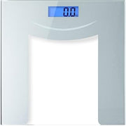 Digital Bathroom Scale for Accurate Body Weight – Ultra Thin, Silver and Glass Scale – Auto Step On Design – 4 Precision Weight Sensors – Batteries Included