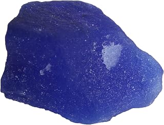 24 Ct Natural Blue Sapphire Raw Rough Loose Gemstone Certified for Jewelry Making and Cabbing