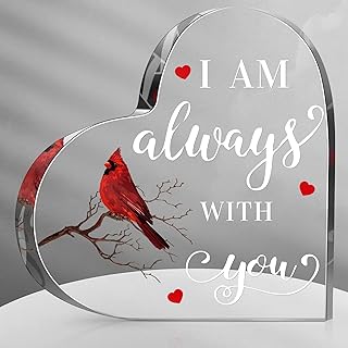 Yalikop Red Cardinal Gifts, Cardinal Decor, I Am, 5.95 x 6 x 0.6 Inches