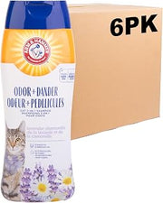 Arm & Hammer 2-in-1 Deodorizing Cat Shampoo, Lavender, 20 Fl Oz, 6-Pack