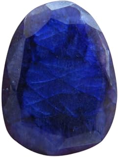 Blue Sapphire Beryl Cabochon, Faceted Beryl Gemstone, Jewelry Making Cabochon, 7Ct Oval Shape 16x12x3.5mm