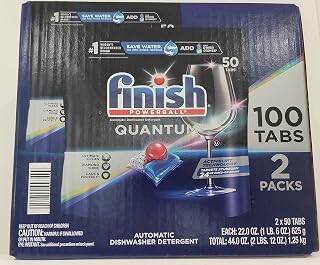 Reckitt Finish Powerball Quantum Dishwasher Detergent Tablets (100 ct.)