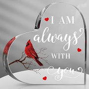 Yalikop Red Cardinal Gifts, Cardinal Decor, I Am, 3.94 x 3.94 x 0.4 Inches