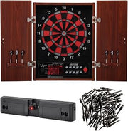 Viper Neptune Electronic Dartboard, Throw Line Light, and Viper 2BA Tufflex Tips III- Black 50ct. Box
