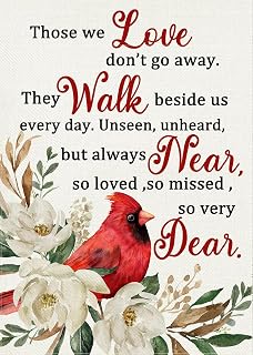 Furiaz Those We Love Don't Go Away Cardinal Spring Small Decorative