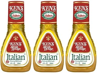Ken's Steak House Italian Dressing & Marinade (9 Fl Oz, Pack of 3)