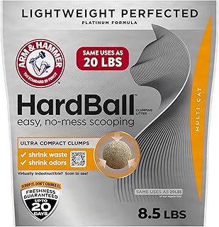 Arm & Hammer HardBall Clumping Cat Litter, Garden Bloom, 8.5 Lbs