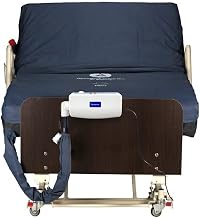 Dynarex 10441 DynaRest Airfloat 100 Air Mattress with Pump, 36" Width, 80" Length