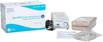 Dynarex 10440-6 DynaRest Alternating Pressure Pump and Pad System, 76.7" Length, 34.6" Width, Pack of 6