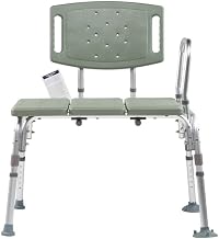 Dynarex 10328-4 Bariatric Tub Transfer Bench, Gray, 32.75" Length, 25" Width, 35.5" Height, Pack of 4