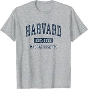 Harvard Massachusetts MA Vintage Athletic Sports Design T-Shirt