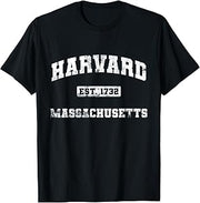Harvard Massachusetts MA vintage state Athletic style T-Shirt