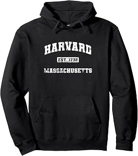 Harvard Massachusetts MA vintage state Athletic style Pullover Hoodie