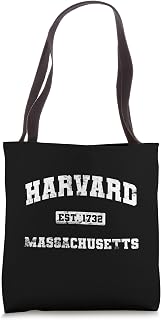 Harvard Massachusetts MA vintage state Athletic style Tote Bag