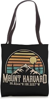 Camping Mt. Harvard Colorado Hiking Mountain Mount Harvard Tote Bag