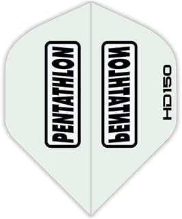 Pentathlon Clear HD150 Standard Shape Dart Flights - 3 Sets (9 Flights) - 150 Micro - Ex-Tough