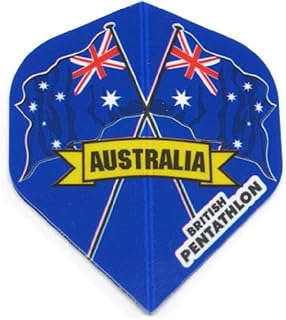Pentathlon Australia, OZ, Aussie Standard Dart Flights - 3 Sets (9 Flights) - 100 Micro (Ex-Tough)
