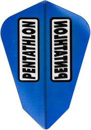 Pentathlon Blue Fantail Dart Flights - 3 Sets (9 Flights) - 100 Micro (Ex-Tough)