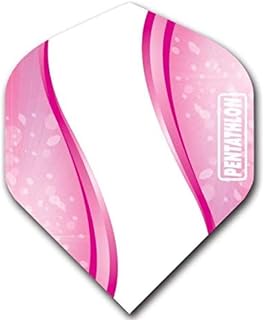 Pentathlon Pink Standard Dart Flights - 3 Sets (9 Flights) - 100 Micro (Ex-Tough) #165