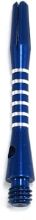 3 Sets (9 shafts) Blue Jailbird Aluminum Dart Shafts + O'rings, 1 1/2" Short