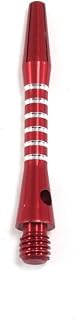 3 Sets (9 shafts) RED Jailbird Aluminum Dart Shafts + O'rings, 1 1/2" Short
