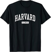 Harvard Illinois IL Vintage Athletic Sports Design T-Shirt