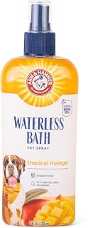 Arm & Hammer Deodorizing Waterless Dog Bath Spray, Mango Scent, 8 Fl Oz