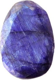 Blue Sapphire Beryl Cabochon, Faceted Beryl, Jewelry Making Cabochon, 10Ct. Oval Shape 20x13x4mm SC-5739
