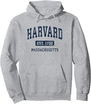 Harvard Massachusetts MA Vintage Athletic Sports Design Pullover Hoodie