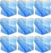 PATIKIL Dart Flights, PET Standard Darts Accessories Replacement Parts for Soft Tip Steel Tip, Geometric Style