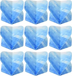 PATIKIL Dart Flights, PET Standard Darts Accessories Replacement Parts for Soft Tip Steel Tip, Geometric Style