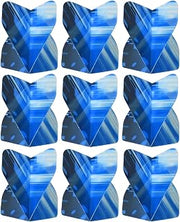 PATIKIL Dart Flights, PET Standard Darts Accessories Replacement Parts for Soft Tip Steel Tip, Thick Stripe Style