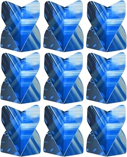 PATIKIL Dart Flights, PET Standard Darts Accessories Replacement Parts for Soft Tip Steel Tip, Thick Stripe Style