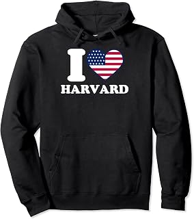 I love Harvard I heart Harvard Pullover Hoodie