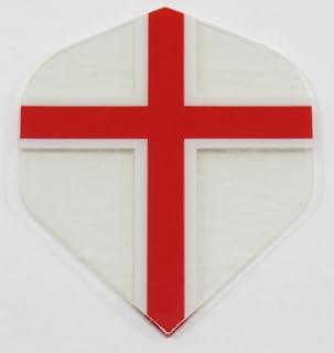 Clear England, Saint George 100 Micron Standard Dart Flights - 3 Sets (9 Flights)