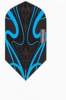Pentathlon TDP Lux Light Blue Slim Dart Flights - 3 Sets (9 Flights) - 100 Micron Ex-Tough