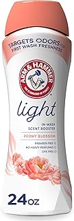 Arm & Hammer Light Laundry Scent Booster, Peony Blossom Scent, 24 Oz