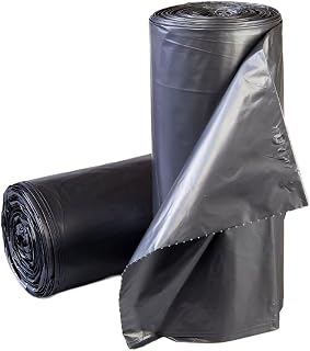 Inteplast Trash Can Liners, Extra Heavy Plus Duty, 1.1, 45 gal, 38 x 58 in