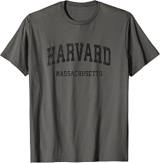 Harvard Massachusetts MA Vintage Athletic Sports Design T-Shirt