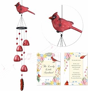Cardinal Bird Wind Chime