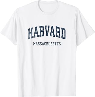 Harvard Massachusetts MA Vintage Athletic Sports Design T-Shirt