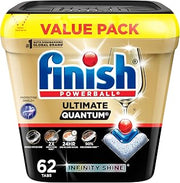 Finish Ultimate Quantum Dishwasher Pods, Infinity Shine, Fresh Scent, 62ct