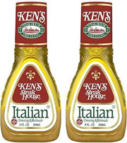 Ken's Steak House Italian Dressing & Marinade (9 Fl Oz, Pack of 2)