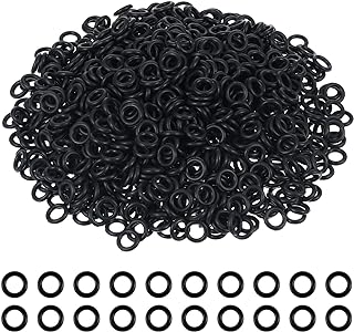 Poen 1000 Pcs Dart O Rings Rubber for Soft Tip Darts,Rubber,0.157 Inch