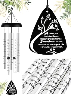 32'' Sympathy Wind Chime Memorial Gift for Loss of Dad Mom Cardinal
