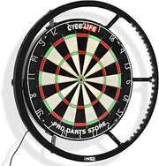 CyeeLife 360° Dartboard Light, Assembleable LED Dart Board Illuminator,Black/Red