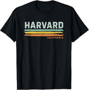 Vintage Stripes Harvard CA T-Shirt