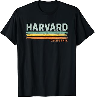 Vintage Stripes Harvard CA T-Shirt
