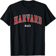 Harvard Massachusetts College University Style T-Shirt